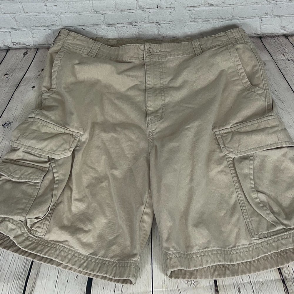 NAUTICA MEN'S RELAXED FIT CLIPPER CARGO SHORTS
